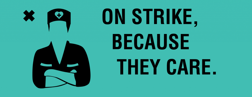 on strike because they care- blue no dates